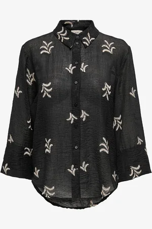 JDY Paita Theo 7/8 Embroidery Shirt Wvn