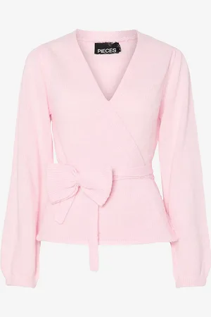 Pieces® Neuletakki pcFleur LS V-neck Knit