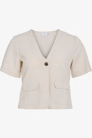 VILA Toppi viPrisilla V-neck S/S Pocket Top