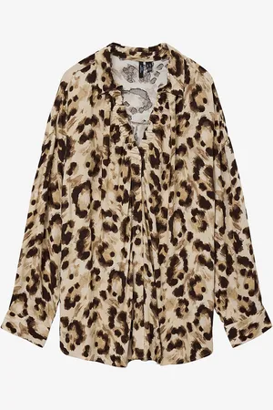 VERO MODA Pusero vmcAnna LS Rouching Shirt Wvn