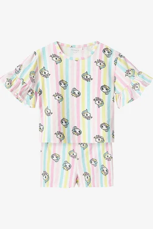 NAME IT T-paita + shortsit nmfMidis Mlp SS Nreg Shortsset
