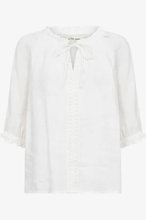 Cream Pellavapusero crBellis Lace Blouse