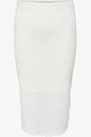 ONLY Maxihame carRosil Calf Lace Slit Skirt Jrs