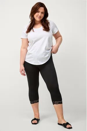 Zizzi Leggingsit 3/4 Lace 2-pack