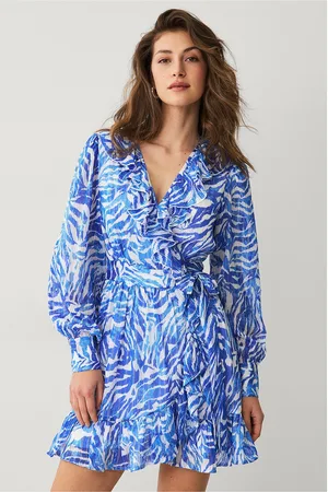 VILA Kietaisumekko viLyngba L/S Wrap Short Dress