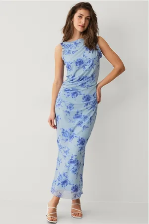 VILA Maximekko viRikke S/L Ankle Dress