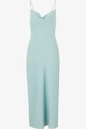 Calvin Klein Maximekko Crepe Low Back Drape Dress