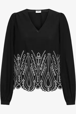 JDY Pusero Miley L/S Anglaise Top Wvn