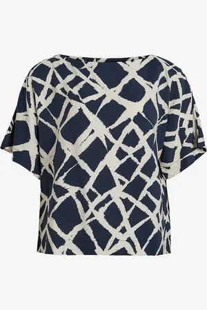 VILA Pusero viLeico Illo Boat Neck 2/4 Top