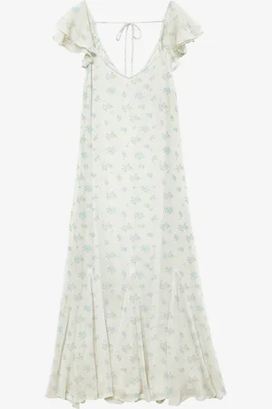 VERO MODA Maximekko vmSmilla S/L Ankle Frill Dress Wvn