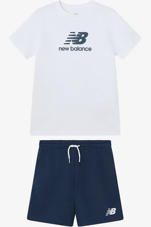 New Balance Setti Stacked Logo Tee & LB Short Set