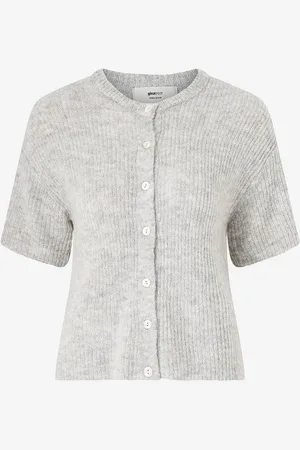 Gina Tricot Neuletakki Short Sleeve Knitted Cardigan