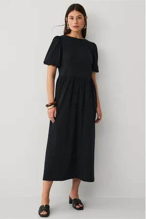 VILA Maximekko viSummera O-neck 2/4 Midi Dress