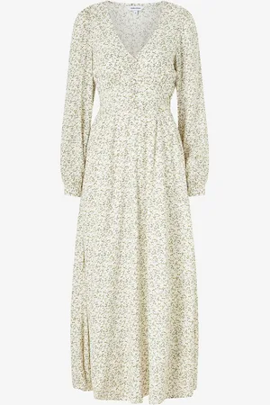 BUBBLEROOM Maximekko Viscose V-neck Maxi Dress