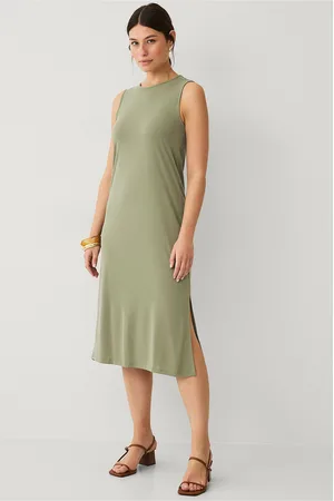 VILA Mekko viModala O-neck S/L Midi Dress
