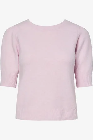 Pieces® Paita pcFunia SS O-neck Bow Knit Top D2D