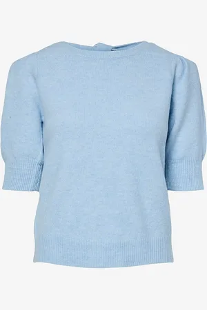 Pieces® Paita pcFunia SS O-neck Bow Knit Top D2D