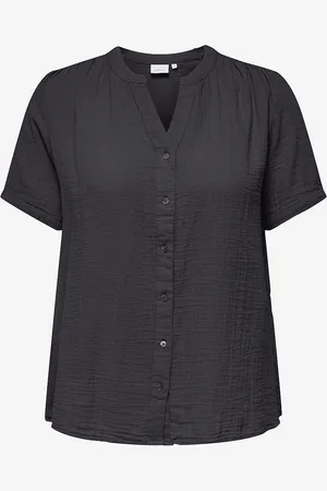 ONLY Pusero carThyra Life S/S Button Top Wvn