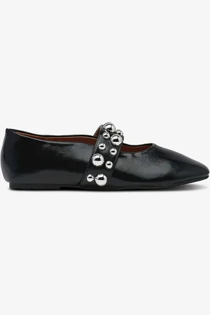 Bianco Ballerinat Bialuna Studded Ballet Flat Faux Leather