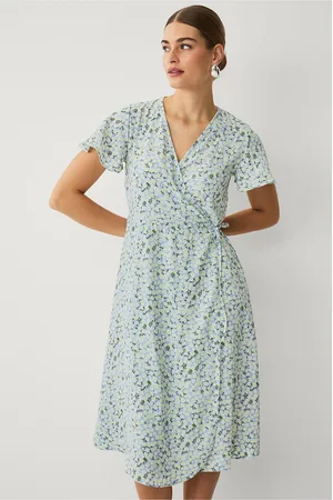 VILA Kietaisumekko viLovie S/S Wrap Midi Dress