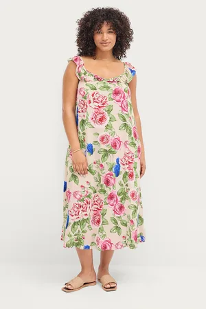 Zizzi Mekko mRuby S/L Midi Dress