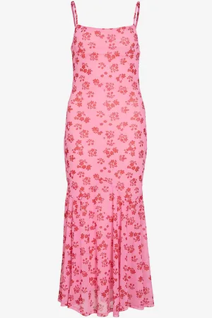 VILA Maximekko viSine Ankle Strap Dress