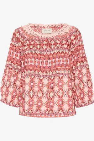 Cream Pusero crTiah Frill Shirt
