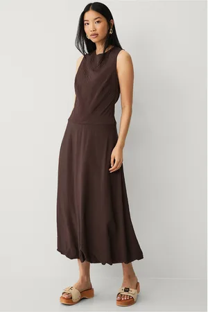MANGO Maximekko Dress Terra