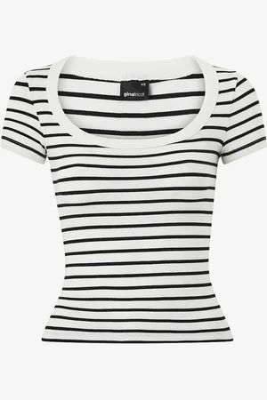 Gina Tricot Toppi Rib Short Sleeve Top