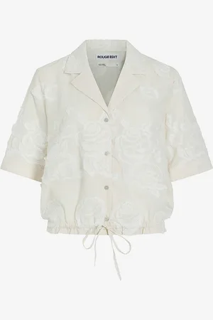 VILA Pusero Rouzoe SS Resort Collar Shirt