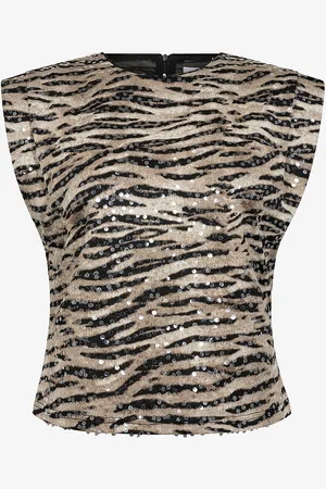 Co`Couture Toppi TigerCC Sequin Top