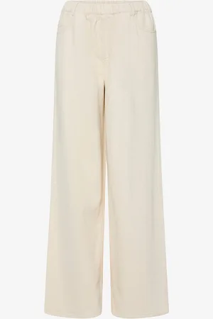Pieces® Housut pcSavanna MW Pull Up Denim Pant