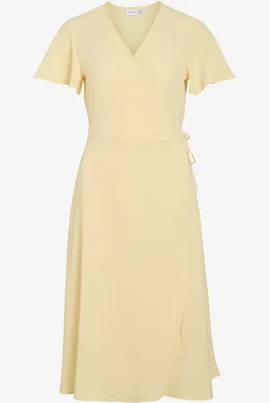 VILA Kietaisumekko viLovie S/S Wrap Midi Dress