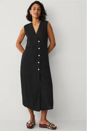 VILA Mekko viVashti V-neck S/L Midi Dress