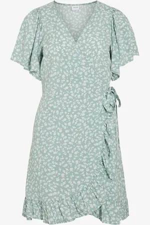 VILA Kietaisumekko viNoko S/S Wrap Dress /2