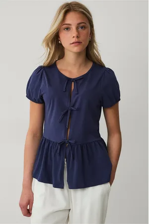 ELLOS Toppi peplum-mallilla