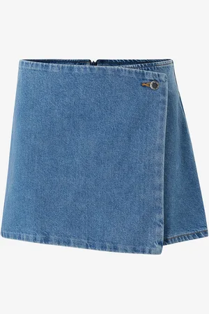 MANGO Farkkushortsit Shorts Skort