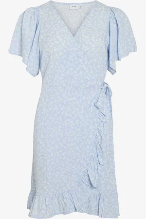 VILA Kietaisumekko viNoko S/S Wrap Dress /2