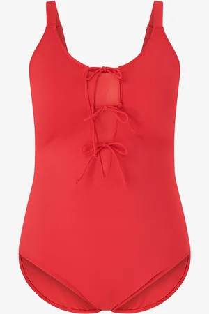 Zizzi Uimapuku sPauline Tie Swimsuit Solid