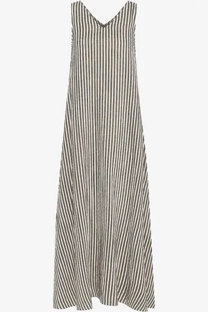Ichi Maximekko iaFoxa Striped Maxi DR