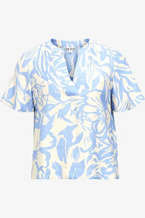 Object Pusero objKarina S/S RE V-neck Top