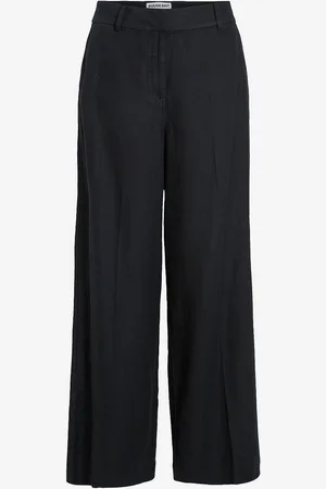 VILA Pellavahousut rouSummer HW WF Trouser