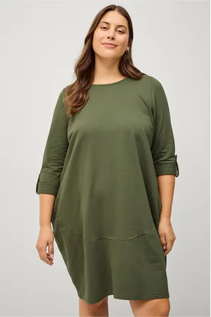 Zizzi Mekko eAnita L/S Knee Dress
