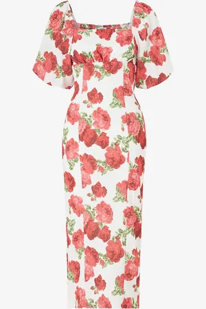 BUBBLEROOM Mekko Volume Sleeve Midi Dress
