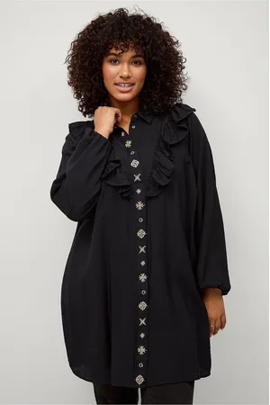 Zizzi Paitamekko mKam L/S Shirt Dress