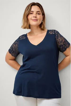 Zizzi Toppi mBrynn S/S Straight Tee