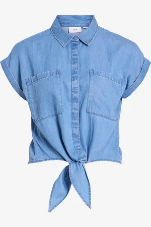 VILA Paita viNea S/S Tie Shirt