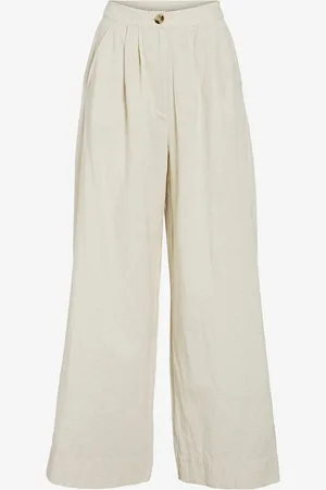 VILA Housut vitni HW Wide Pants