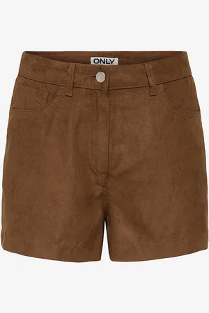 ONLY Shortsit onlSandi MW Faux Suede Shorts Pnt
