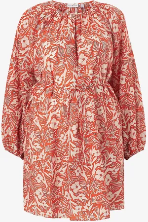 Tommy Hilfiger Mekko Crv CO Silk Voile Knee Dress